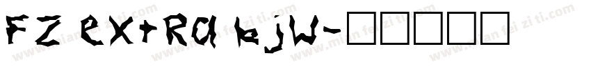 FZ Extra KJW字体转换